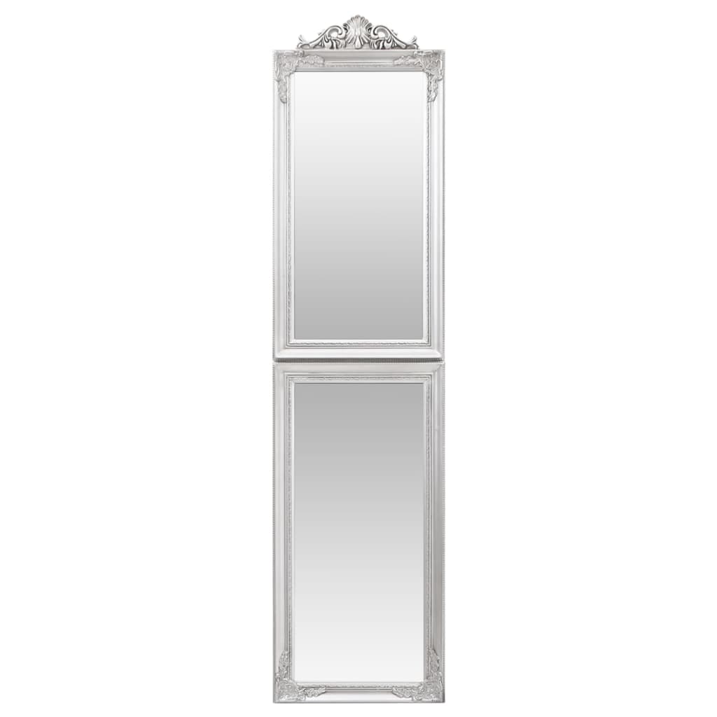 Vidaxl Mirror separado 40x160 cm de plata de plata blanca