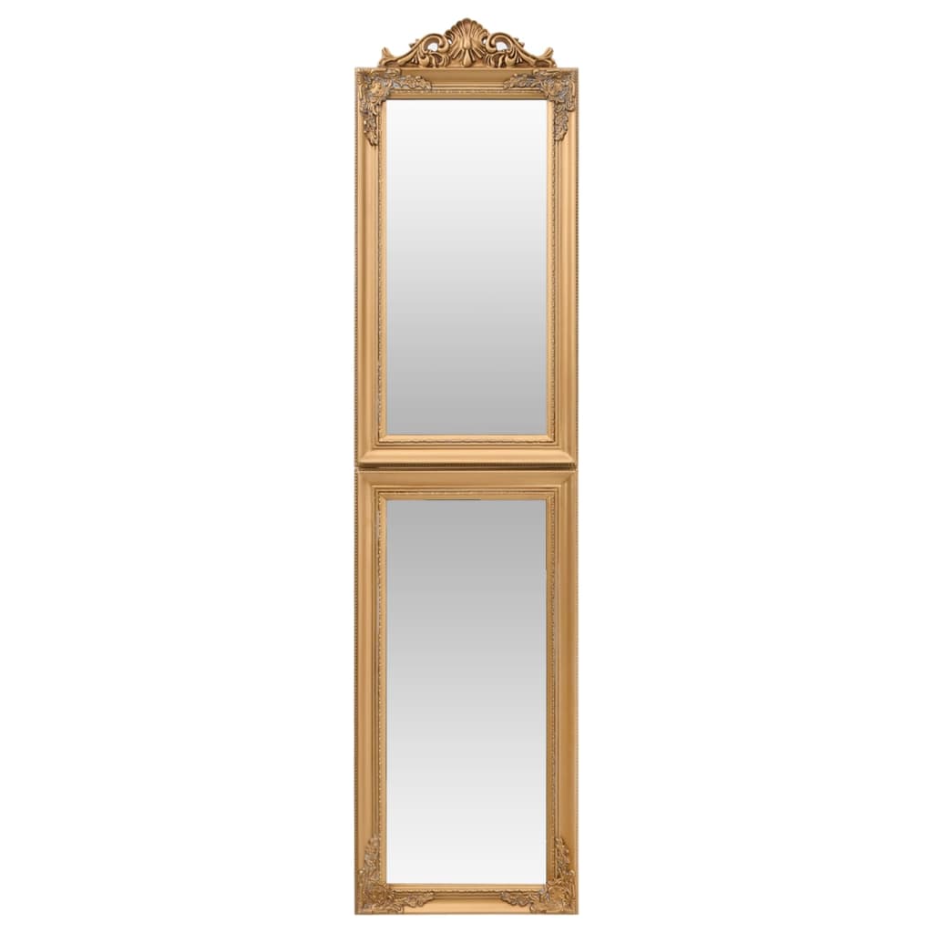 Vidaxl Mirror Staccato 45x180 cm colorato in oro
