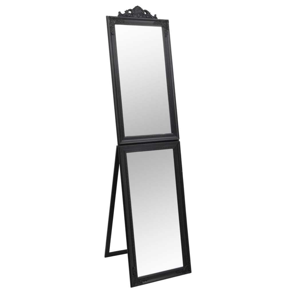 Vidaxl Mirror separado 50x200 cm negro