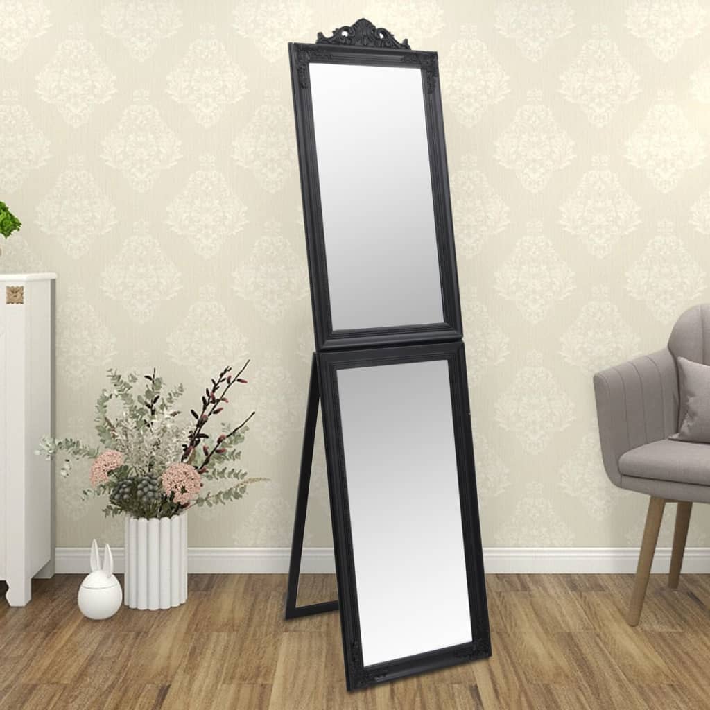 Vidaxl Mirror separado 50x200 cm negro