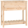 Vidaxl fioriera con scaffale 82.5x34.5x81 cm pino solido