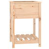 Vidaxl fioriera con scaffale 54x54x81 cm pino solido