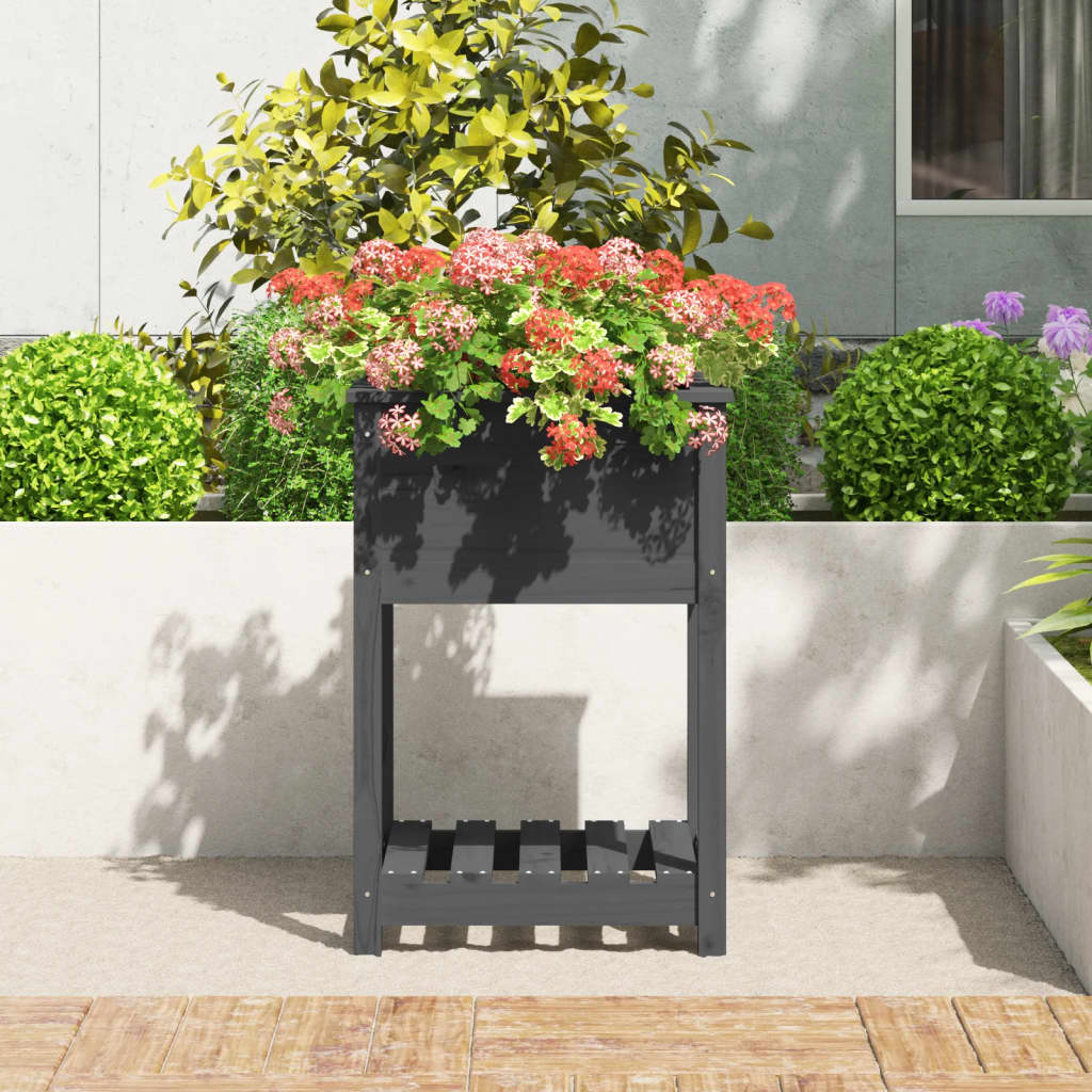Vidaxl Fiorter con scaffale 54x54x81 cm Pinna solido