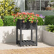 Vidaxl Fiorter con scaffale 54x54x81 cm Pinna solido