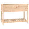 Vidaxl fioriera con scaffale 111.5x54x81 cm pino solido