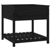 Vidaxl fioriera con scaffale 82.5x82.5x81 cm pino pino nero