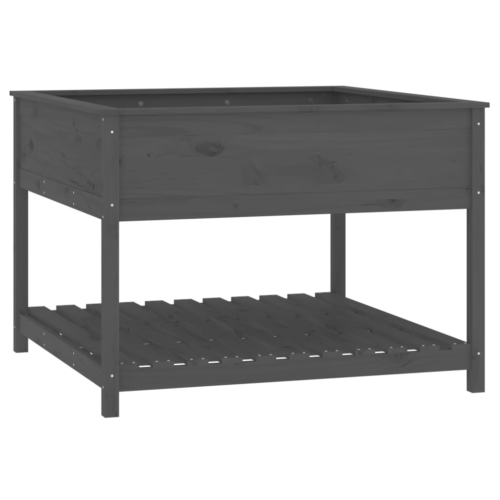 Plantilla Vidaxl con estante 111.5x111.5x81 cm de pino sólido