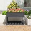 Plantilla Vidaxl con estante 111.5x111.5x81 cm de pino sólido