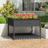 Plantilla Vidaxl con estante 111.5x111.5x81 cm de pino sólido