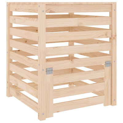 Vidaxl Compost Bin 63.5x63.5x77.5 cm Pinino solido