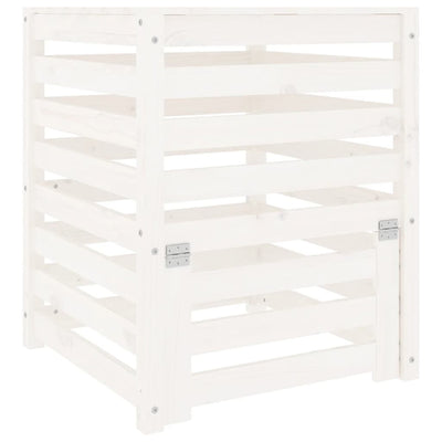 Vidaxl Compost Bin 63.5x63.5x77.5 cm de pino sólido
