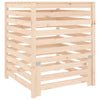 Vidaxl Compost Bin 82.5x82.5x99.5 cm de pino sólido