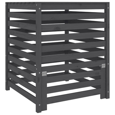 Vidaxl Compost Bin 82.5x82.5x99.5 cm de pino sólido