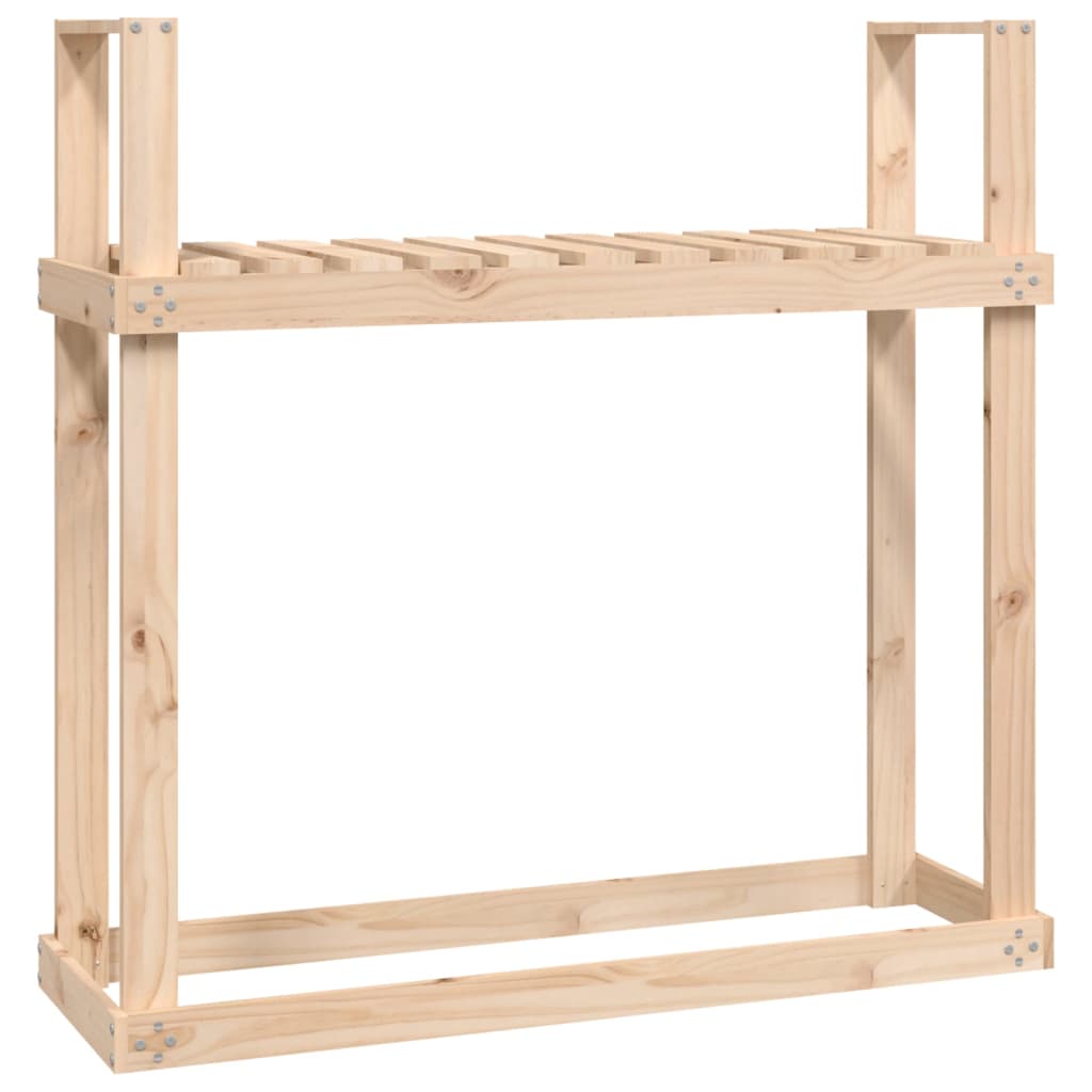 Chimenea de Vidaxl 110x35x108.5 cm de pino sólido