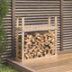 Chimenea de Vidaxl 110x35x108.5 cm de pino sólido