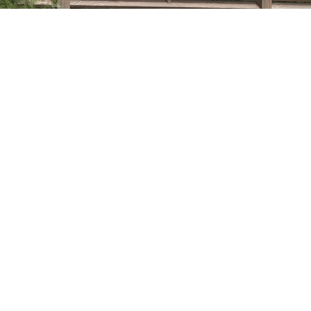 Chimenea de Vidaxl 110x35x108.5 cm de pino sólido