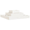 Casella di pianificazione Vidaxl 80x80x27 cm Pino solido