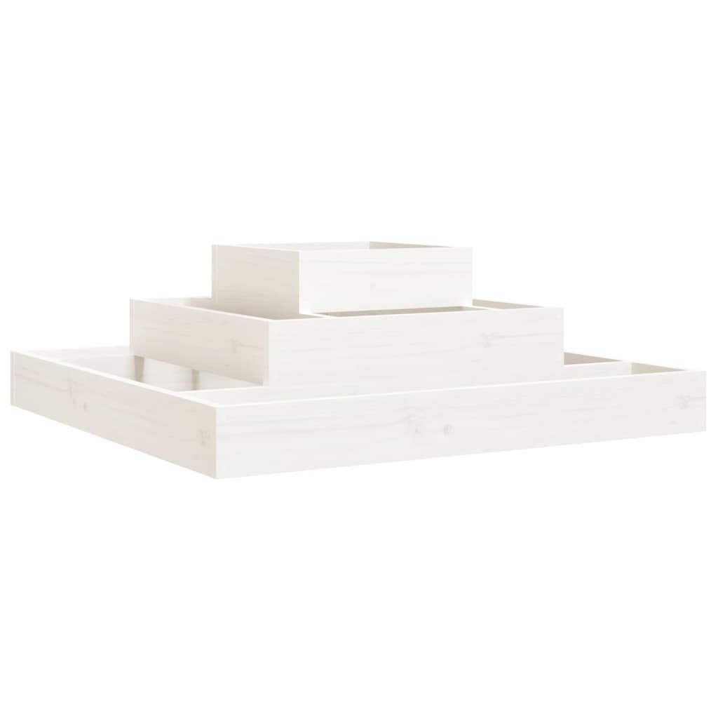 Casella di pianificazione Vidaxl 80x80x27 cm Pino solido