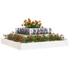 Casella di pianificazione Vidaxl 80x80x27 cm Pino solido