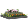 Vidaxl Planning Box 110x110x27 cm Solid Pine Gray