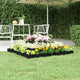 Vidaxl Planter Big 110x110x27 cm Solid Pine Black