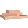 Fioriera Vidaxx 83x83x27 cm in legno massello Douglas