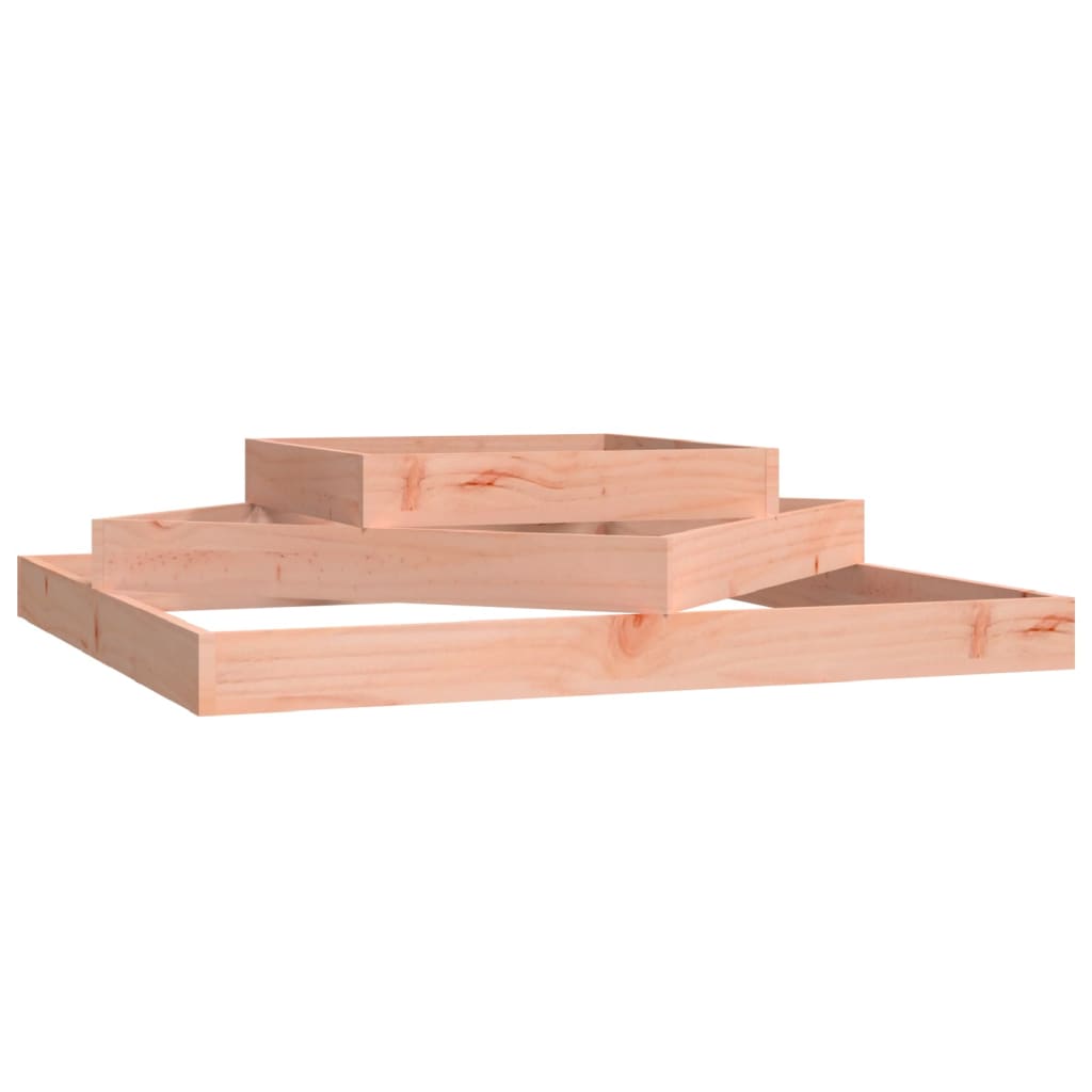 Fioriera Vidaxx 112x112x27 cm in legno massello Douglas
