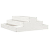 Casella di pianificazione Vidaxl 80x80x27 cm Pino solido