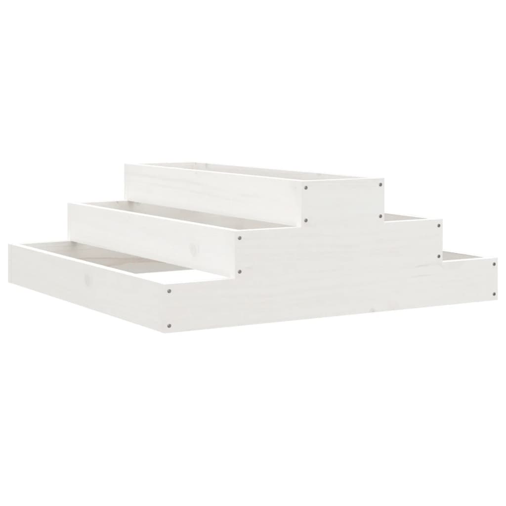 Vidaxl Planning Box 80x80x27 cm de pino sólido