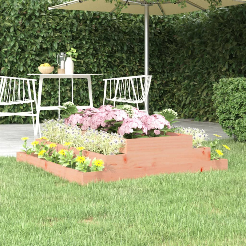 Casella di pianificazione Vidaxl 110x110x27 cm Douglashout solido