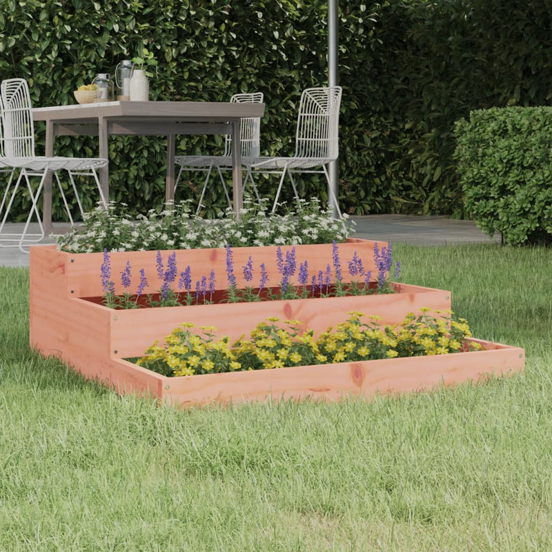 Jardinera Vidaxx 78x78x27 cm madera maciza de Douglas
