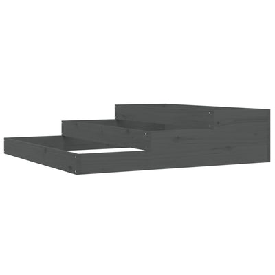 Casella di pianificazione Vidaxl 107x107x27 cm Pine solido