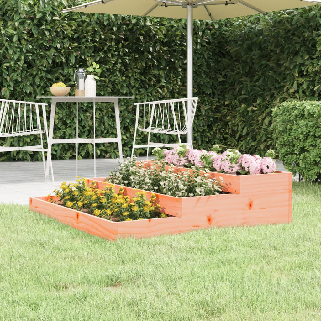 Vidaxl Planning Box 107x107x27 cm Douglhout sólido