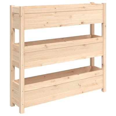 Vidaxl Planning Box 112x25x104.5 cm de pino sólido