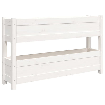 Casella di pianificazione Vidaxl 112x25x66 cm Pino solido