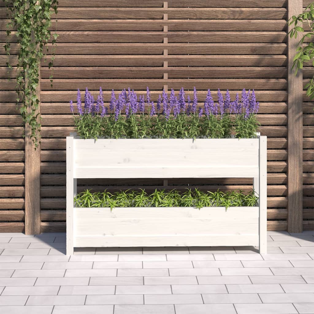 Vidaxl Planning Box 112x25x66 cm de pino sólido