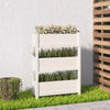 Vidaxl Planning Box 77x25x104.5 cm de pino sólido White