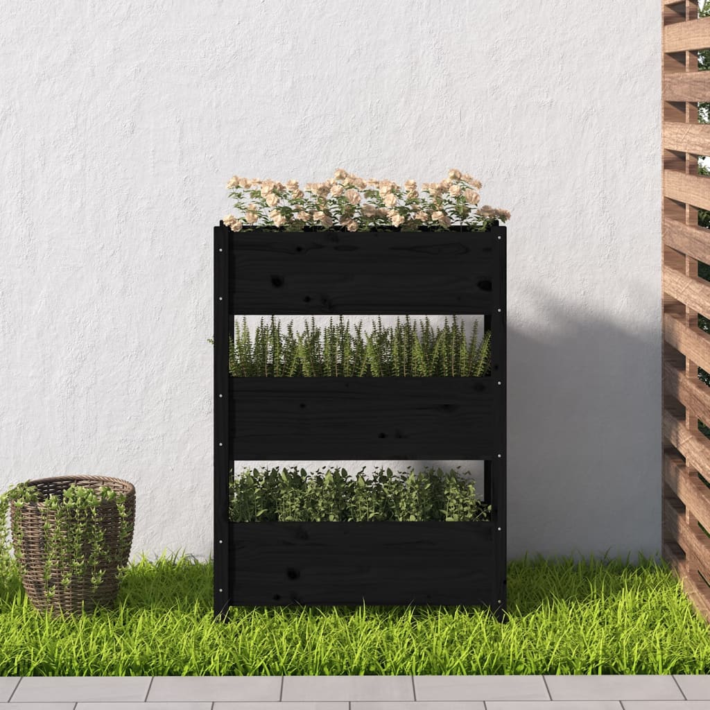 Vidaxl Planning Box 77x25x104.5 cm de pino sólido