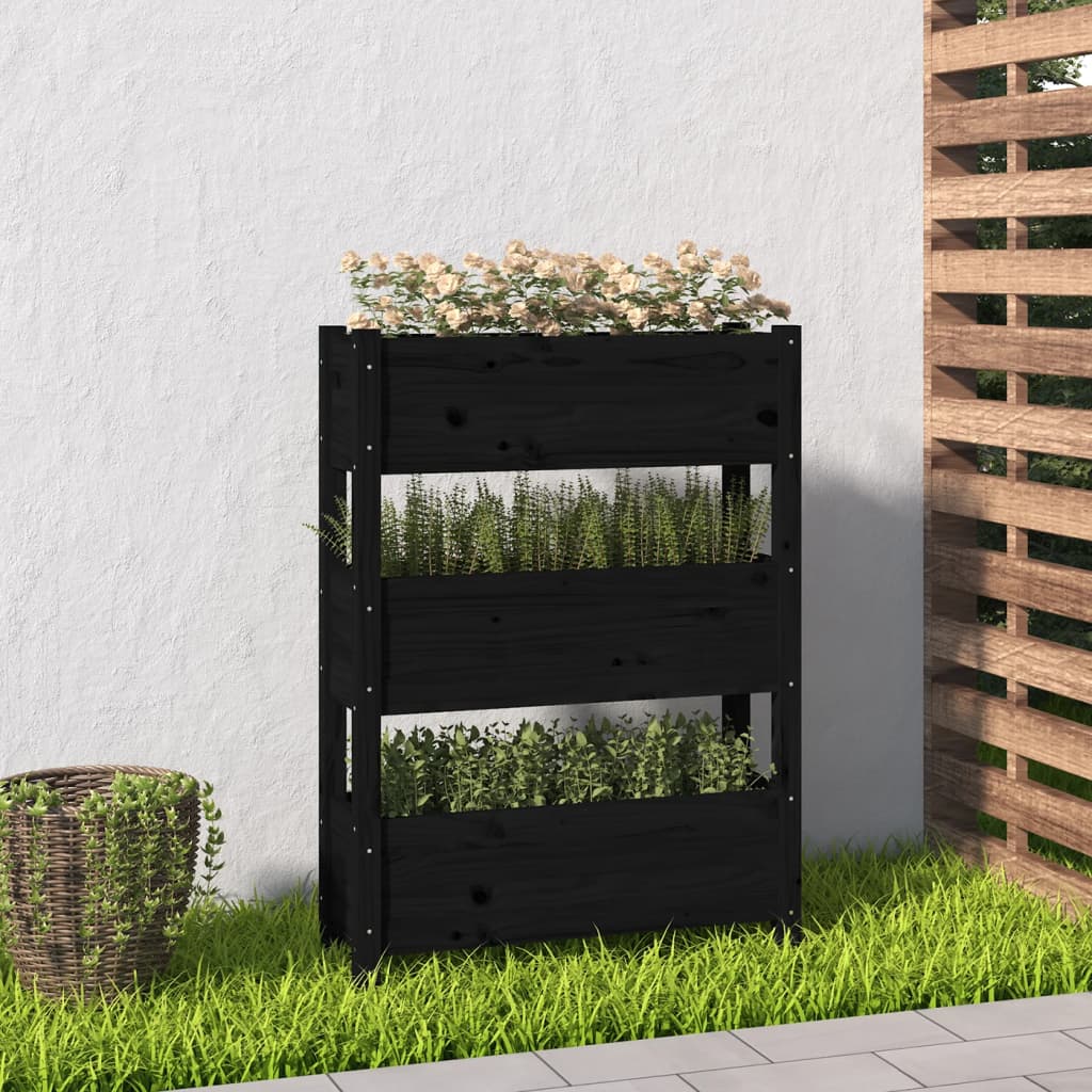 Vidaxl Planning Box 77x25x104.5 cm de pino sólido