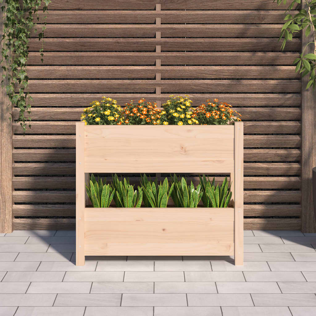 Vidaxl Planning Box 77x25x66 cm de pino sólido