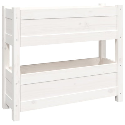 Casella di pianificazione Vidaxl 77x25x66 cm Pino solido