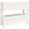 Casella di pianificazione Vidaxl 77x25x66 cm Pino solido