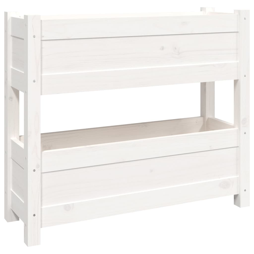 Casella di pianificazione Vidaxl 77x25x66 cm Pino solido