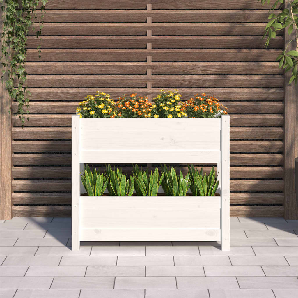 Vidaxl Planning Box 77x25x66 cm de pino sólido
