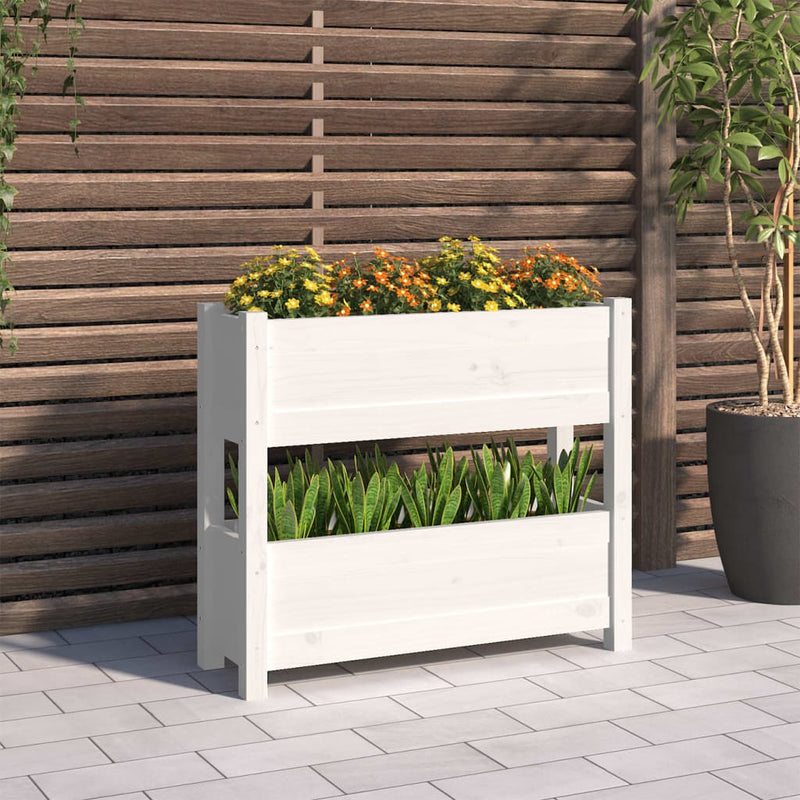 Vidaxl Planning Box 77x25x66 cm de pino sólido
