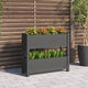 Vidaxl Planning Box 77x25x66 cm de pino sólido gris gris