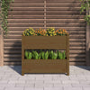 Vidaxl Planning Box 77x25x66 cm de pino sólido marrón marrón