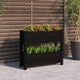 Vidaxl Planning Box 77x25x66 cm Solid Pine Negro