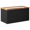 Vidaxl plantenbak 80x40x40 cm poly rattan zwart