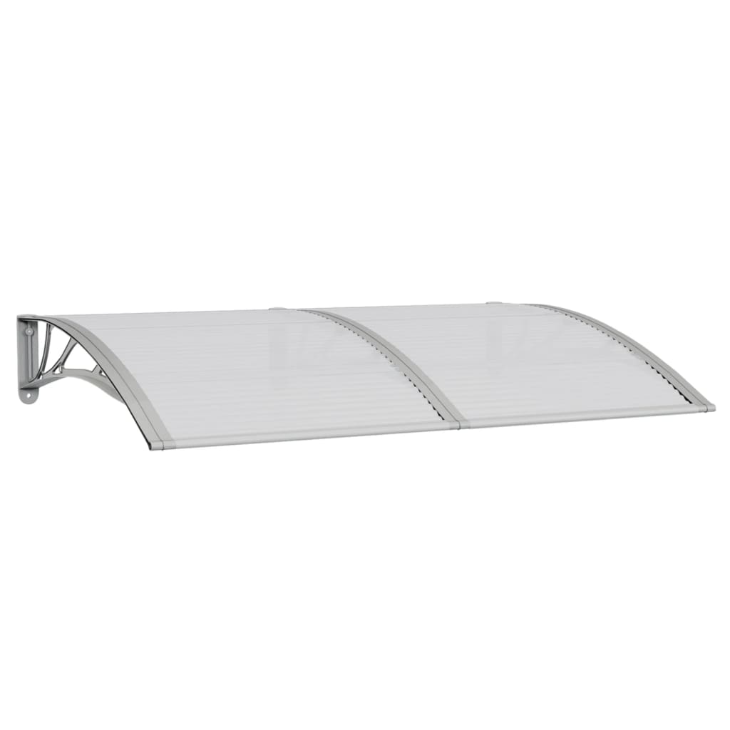 Cola de puerta Vidaxl 150x100 cm de policarbonato gris